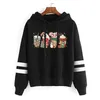 Sweats à capuche pour femmes Noël 2023 Sweat-shirt à café Vêtements Kawaii Vêtements pour femmes Esthétique Goth L