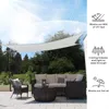 Sombra 2x1.8m Tredlo de sol à prova d'água Sun Sail para o jardim de jardim ao ar livre Camping Patio Pool Pool Canop