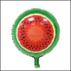 Party Decoration 18 Inch Cartoon Fruel Form Foil Balloon Pineapple Watermelon Stberry Orange Balloons Födelsedag Baby Shower Drop Del Dhgsz