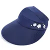 Cappelli a tesa larga Cappello a cuffia da donna per visiere da sole da spiaggia estive da donna e berretti