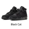 Баскетбольная обувь управляет 4S Sports Sneakers военные черные кошки Sail Red Thunder White Oreo Cactus Jack Blue University Infrared Cool Grey склад США.