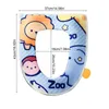 Toilet Seat Covers Universal Cover Plus Velvet Thickened Warm Cushion Soft Cartoon Animals Printed Commode Bathroom Supply