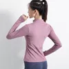 Chemises actives Sexy Girls Slim Veste de sport Femme Fitness Gym Tops Tee Super Qualité Haute Élastique Zipper Yoga Shirt Femmes Running T-Shirts