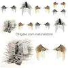 Pins broszki szpilki 2pcs deska broch broszka punkowa długi nit Stud Spike Tassel Epaette Mtifunctiona Radge Plagle Dostawa Dhdkp