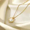 Naszyjniki wisiorek minimalistyczne złoto Plane Miłość Opal Choker Biżuteria biżuteria ze stali nierdzewnej Mikro -kamienne serce Naszyjnik dla kobiet