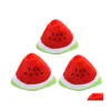 Toys de cachorro Chews Plexh Pet Pet Lovely Watermelon Shape Cat Sound Resist￪ncia de alta qualidade para picada entrega de gotas de casas de jardim dhiwq