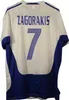 Rétro classique 2004 Grèce Maillots de football pour hommes CHARISTEAS TSIARTAS NIKOLAIDIS ZAGORAKIS KARAGOUNIS Maillot de football à domicile à manches courtes