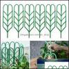 Other Home Storage Organization 3Pcs/Set Diy Plant Support Frame Artificial Mini Climbing Trellis Flower Stand Garden Balcony Plan Otbgk