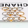 Anelli a fascia in acciaio inossidabile con lettera per dito per donne Gioielli femminili Uomini Accessori per gioielli maschili Argento Oro Love Girls