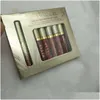 Lipstick Stila Stay All Day Sparkle Night Liquid Holiday Set Kit 6Pcs Lipgloss Dhs Shippipng Drop Delivery Health Beauty Makeup Lips Dh6Mq