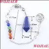 Pendentif Colliers Petite Taille Pierre Tête De Bouddha 3D Pendum Pendentifs Pour Radiesthésie Cône 7 Chakra Chaîne Hexagone Pendo Bijoux Bo905 Drop De Dhnoe