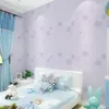 Tapeten Youman Moderne selbstklebende Stoff-Tapete für Kinderzimmer, Wohnzimmer, Schlafzimmer, rosa Rose, Blume, Cartoon-Muster, Junge und Mädchen