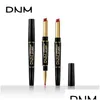 Lip Pencils 6Pcs/Set Waterproof Sweatproof Long Lasting Lips Gloss Double Head Matte Lipstick Nonstick Cup Nonfading Drop Delivery H Dhaf6