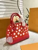 2023 Designer Bag Alma BB Handbag EPI Leather Shellbag Infinity Dots Yayoi Kusama Fashion Crossbody Shoulderbag Classic Dinner Tote For Women Ladies Evening Hobo