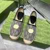 32 Typer Casual Dress Skor Klassiska Dam Loafers cap toe spring Dam Summer Flat Beach Half Slippers mode Espadrilles Fisherman canvas Sko 35-40