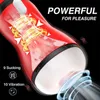 Sex Toys massager Sohimi Automatic Male Masturbator Sucking Cup with 9 Suction 10 Vibrating Heating Blowjob Machine