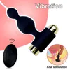 Masajeador para adultos, vibrador con tapón Anal, cuentas inalámbricas masculinas, estimulador Anal de próstata, 10 modos, masturbación femenina, juguete sexual para 18