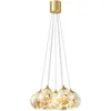 Pendant Lamps Restaurant Chandelier Light Luxury Personality Table Bar Lamp Network Red Sky Star Glass Magic Bean Lighting