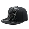 Шариковые шапки Gbcnyier Metal Dad Hip Hop Hat Buckle Cool Flat Brim Cap Fashon Men Punk Dance Show Hiphop Hats2890