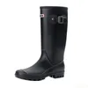 حذاء Rain Boot Highend نسائي مقاوم للماء Kneelength أزياء مطاط أحذية بناتية PVC 230114