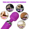 Sex Toys massager 10 Speeds Powerful Vibrator G Spot Vibrating Dildo Magic Wand Female Masturbator for Woman Clitoris Stimulator