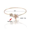 Bangle Fashion Ownestone из нержавеющей стали цветочные браслеты браслеты для женщин Pulseira Love милый браслет -ювелирный подарок