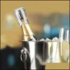 Bar Tools 3 Colors Stainless Steel Bottle Stopper Sile Wine Champagne Stoppers Creative Style Mouth Dhs Drop Delivery Home Garden Ki Otpco