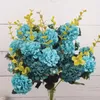 Dekorativa blommor Clearance Sale 10 huvuden Silk Flower Artificial Wedding Bridal Buquets Heminredning