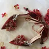 Dress Shoes Chinese Wind Dream Carp Red Xiuhe Wedding