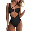 Women's Swimwear One Piece Swimsuit Print Leopard Women Balck Luxurious Bathing Suit Slim Monokini High Waist Push Up