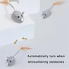 Cat Toys Simulation Mouse Smart Interactive Electric Crawling Toy Teaser Self-Playing USB Charging Kitten Mice