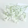 Decoratieve bloemen kransen kunstmatige baby adembloem bloem witte gypsophila diy arrangement accessoires feest huisdecoratie nep bruiloft f