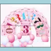 Party Decoration Individual Packaging 32 Inch Number Balloons 50Pcs/Lot 09 Numbers Aluminium Foil Balloon Birthday Wedding Sn4381 Dr Dhlpp