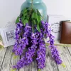 Decorative Flowers 5-Prong Magnolia Simulated Wisteria Hanging Orchid Home Decoration Flower Basket Wedding Guide Ceiling