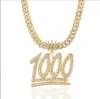 Other Fashion Accessories Pendant Necklaces Woo Baby Iced Out For Men Hip Hop Cuban Chain Women And Contracted Link Necklace Choker Dht6E