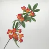 Dekorativa blommor konstgjorda växter kinesiska trumpet creeper hem trädgård dekorera