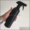 F￶rpackningsflaskor 500 ml Desinfektionsmedel Alkohol Refillerbar spray stor kapacitet Svart f￤rg Plastf￶rpackning f￶r reseflaska Drop Deli OT9VF