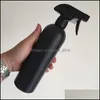 Verpakkingsflessen 500 ml Desinfecterende alcohol Revuleerbare spray Grote capaciteit Zwarte kleur Plastic verpakking voor reisflessen deli ot9vf