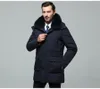 Heren Down Winter Duck Jacket Real Fur Collar Fashion Hoge kwaliteit Kleding Casual Jackets Dikking Parkas Big