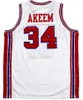 Custom 34 Akeem Oluwon Basketball Jersey College Cougars Trikot