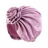 Casquettes de balle femmes musulman Turban fleurs cheveux Bonnet tête écharpe Wrap couverture