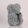 Decorative Flowers Foam Bear Mold Teddy For Valentine's Day Gifts Birthday Party Wedding Decoration Artificial Bouquet Flower Head Rose