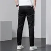 Men's Pants 2023 Spring Classic Men's Elastic Casual Mens Business Dress Slim Fit Jogger Stretch Long Trousers Male 38