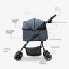 Coprisedili per auto per cani Pet Cat Passeggino Borsa per trasporto Pieghevole Born Baby Pull Cart Trasportatore a quattro ruote da viaggio