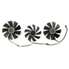 Datorkylningar för PowerColor RX6900XT 6800XT RX6800 6700 DEVI GRAFIK KORT COOLING FAN T129215SU