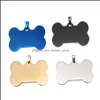 Dog Tag Id Carte Tag Metal Blank Military Pet ID Tags Aluminium ALLIAGE ALLIAGE AUCUNE COULEUR MIXE COULEUR DROP DEVRAIS