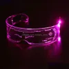 Other Event Party Supplies Christmas Colorf Luminous Glasses For Music Bar Ktv Valentines Day Decoration Led Goggles Festival Perf Otcf0