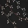 ヘッドピースシンプルな真珠のヘッドバンドローズゴールドシルバーヘアバインウェディングアクセサリー花嫁とベビー芸術装飾品のためのヘア