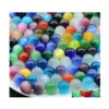 Stone Colorf 20Mm Cats Eye Crystal Round Ball Craft Tumbled Hand Piece Stones Home Decoration Ornaments Good Gifts Drop Delivery Jewe Dhiyo