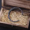 Link Bracelets Chain Arrival Iron Color Vikings Bangle With Wooden Box As GiftLink